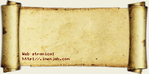 Anđelija Miljaković vizit kartica